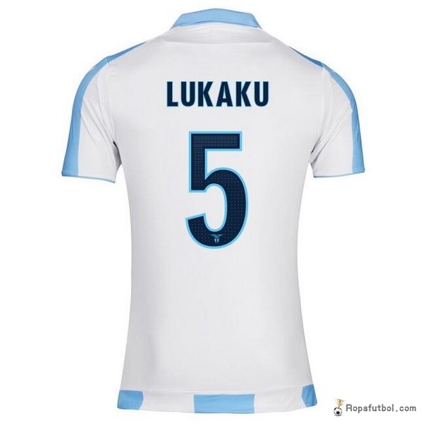 Camiseta Lazio Replica Segunda Ropa Lukaku 2017/18